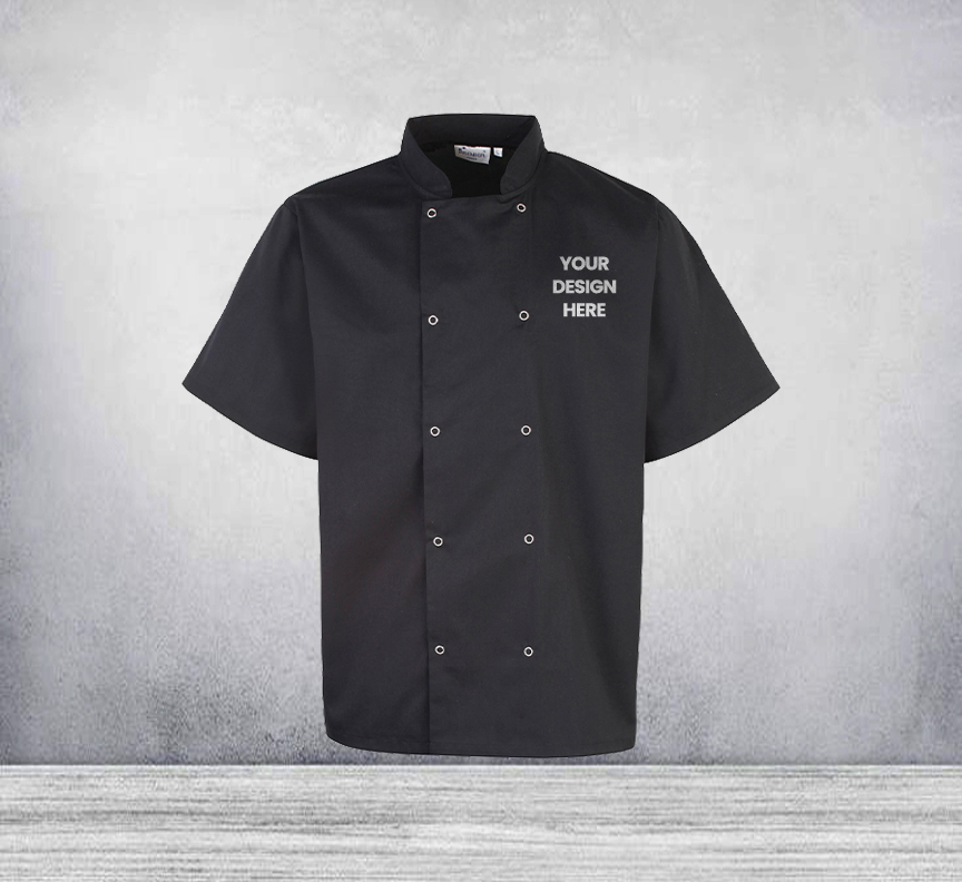 Personalised Chef Short Sleeve Jackets