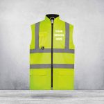 Personalised Hi Vis Padded Body Warmer