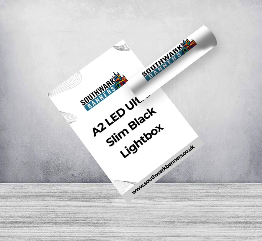 A2 LED Ultra Slim Black Lightbox Replacement Graphics