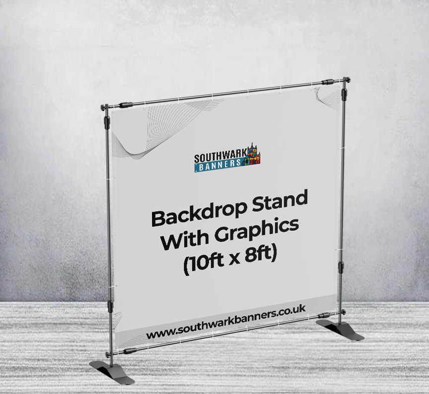Backdrop Stand With Graphics (10ft x 8ft)