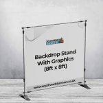 Backdrop Stand With Graphics (8ft x 8ft)