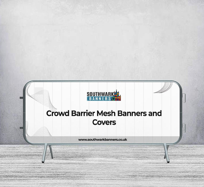 Crowd Barrier Mesh Banners and Covers
