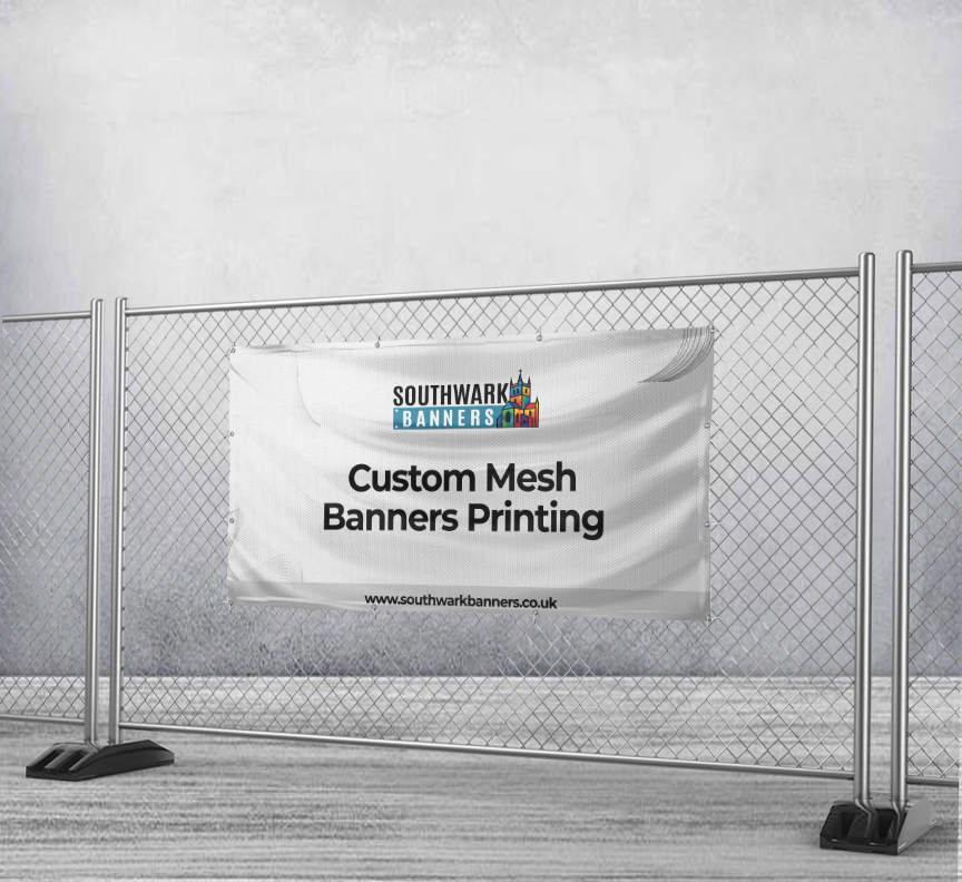 Custom Mesh Banners Printing Same Day & Next Day Printing Southwark