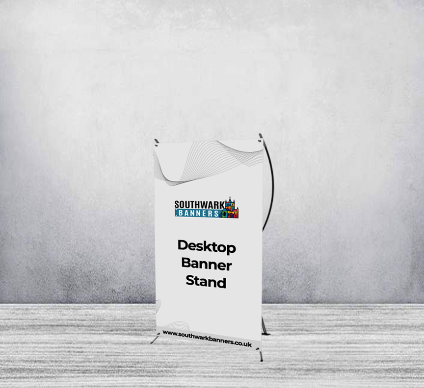 Desktop Banner Stand