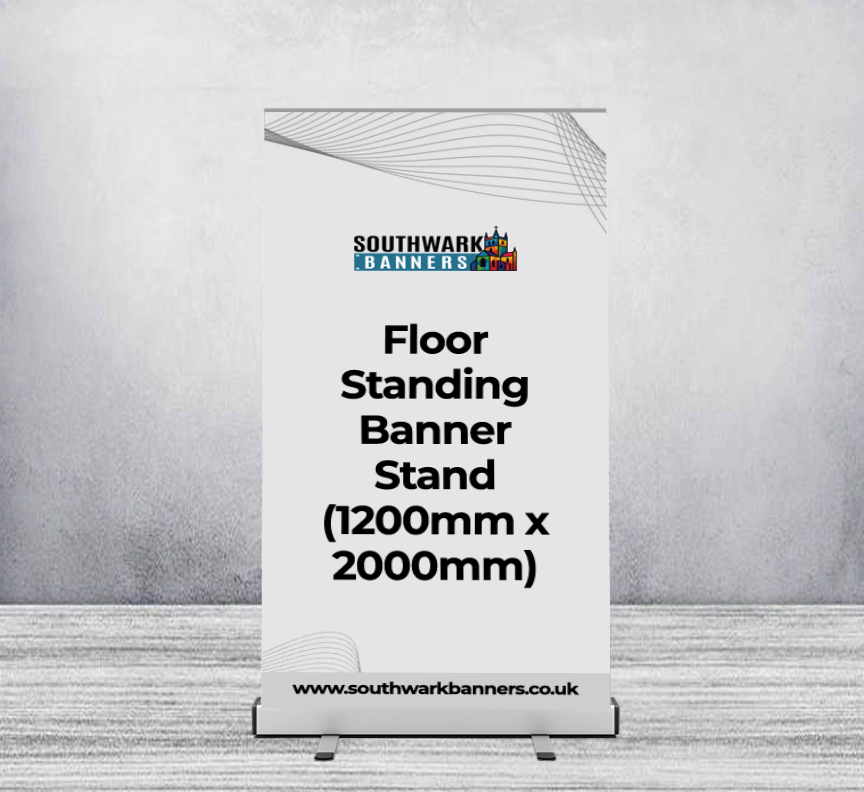 Floor Standing Banner Stand (1200mm x 2000mm)