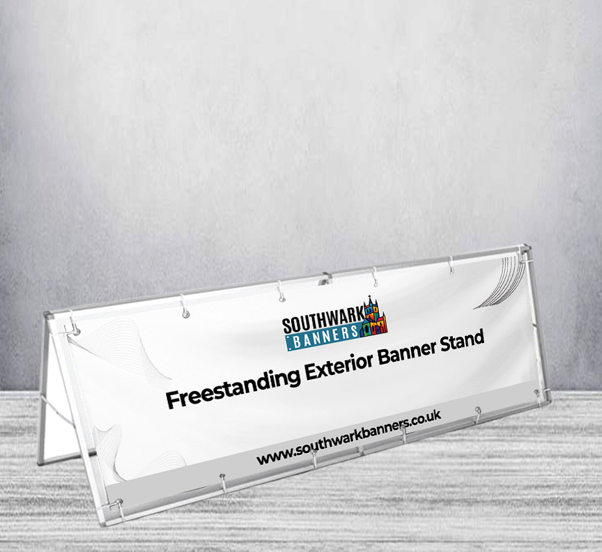 Freestanding Exterior Banner Stand