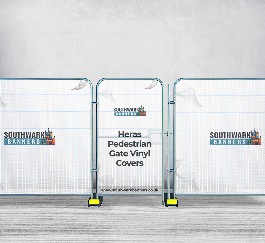 Heras Pedestrian Gate Vinyl Covers