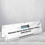 Monsoon Banner Frame 1500mm x 700mm (With Banner)