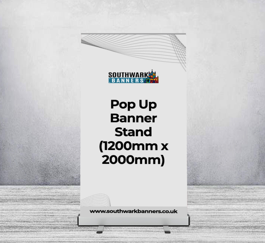 Pop Up Banner Stand (1200mm x 2000mm)