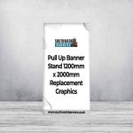 Pull Up Banner Stand 1200mm x 2000mm Replacement Graphics
