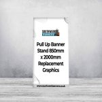 Pull Up Banner Stand 850mm x 2000mm Replacement Graphics