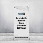 Retractable Banners Stand (850mm x 2000mm)