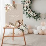 Baby Shower Easel With Printed Sign