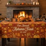 Fitted & Stretch Custom Printed Tablecloths & Table Covers